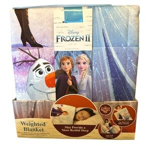 Disney Frozen II Kids Weighted Blanket, 36x48, Frozen Reign